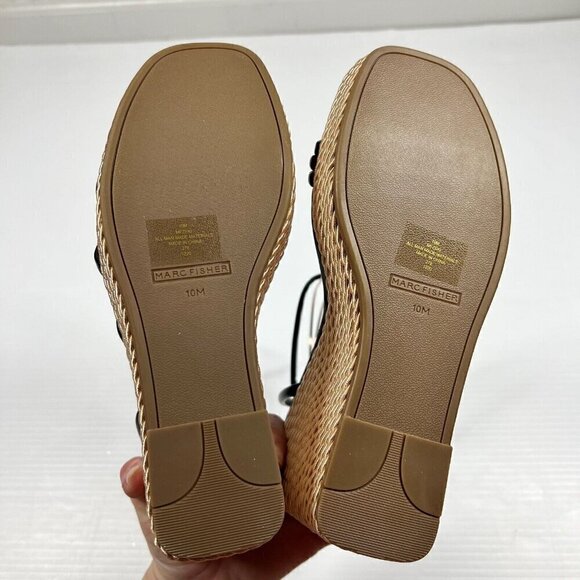 Marc Fisher Womens Size 10M Zeki Strappy Ankle Strap Wedge Heels Shoes BHFO 5777 - Picture 11 of 13